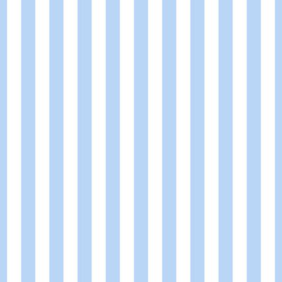 Papier peint à motif  Motif à rayures droites bleues et blanches