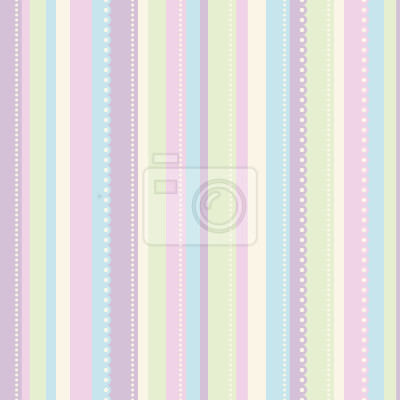 Papier peint à motif  Motif à rayures pastel claires