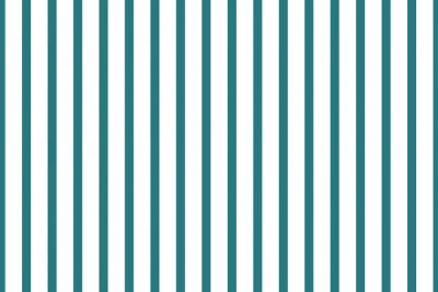 Papier peint à motif  Motif à rayures turquoise et blanches