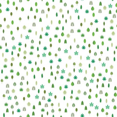 Papier peint à motif  Motif avec des feuilles délicates