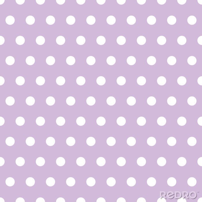 Papier peint à motif  Motif avec des points blancs sur fond violet