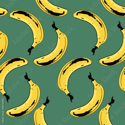 Papier peint à motif  Motif banane