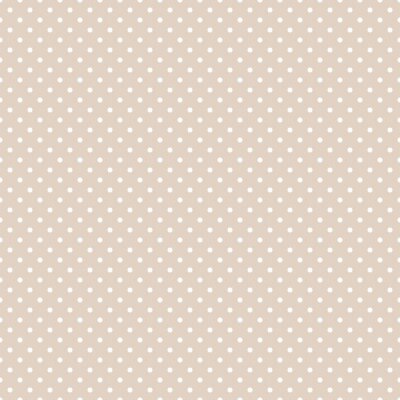 Papier peint à motif  Motif beige à petits points blancs