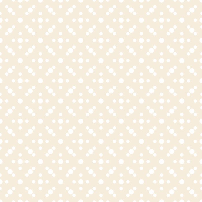 Papier peint à motif  Motif beige avec des points blancs connectés