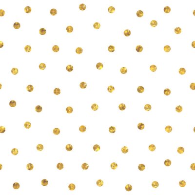 Motif blanc avec des points en imitation or