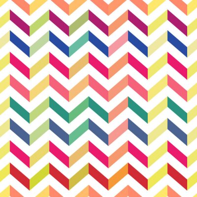 Papier peint à motif  Motif chevron à la mode