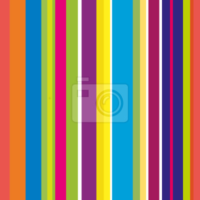 Papier peint à motif  Motif coloré avec des rayures de différentes épaisseurs