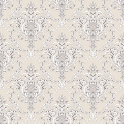 Papier peint à motif  Motif de bruyère ornementale