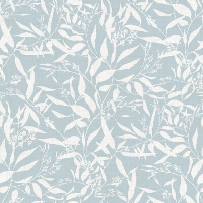 Papier peint à motif  Motif de feuille botanique délicat