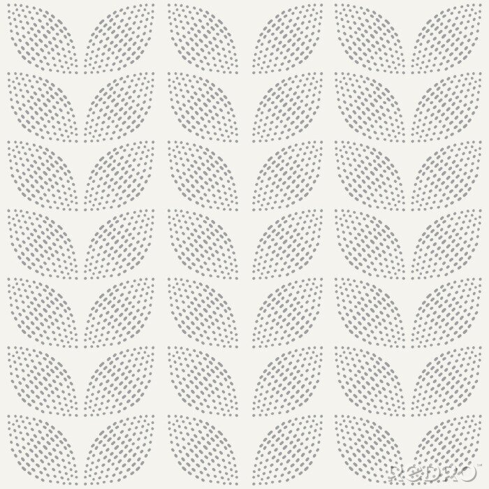 Papier peint à motif  Motif de feuilles géométriques