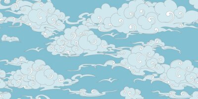 Motif de nuage sans soudure