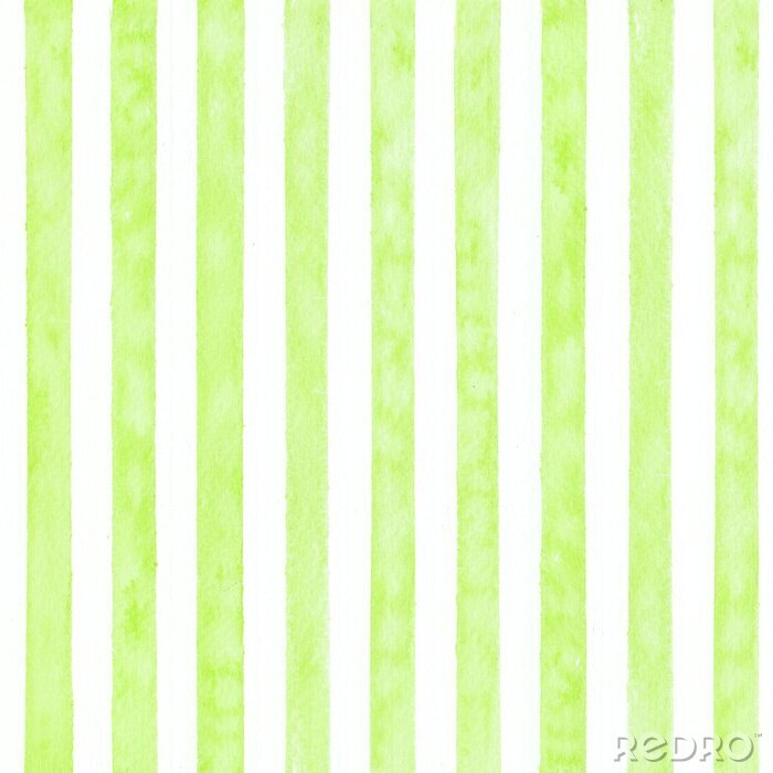Papier peint à motif  Motif de rayures blanches et vertes
