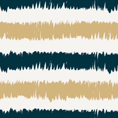 Papier peint à motif  Motif de rayures irrégulières en deux couleurs