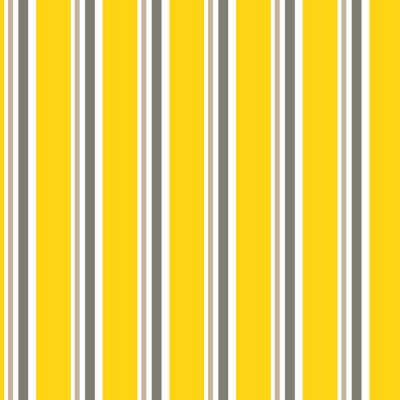 Papier peint à motif  Motif de rayures verticales jaunes et grises