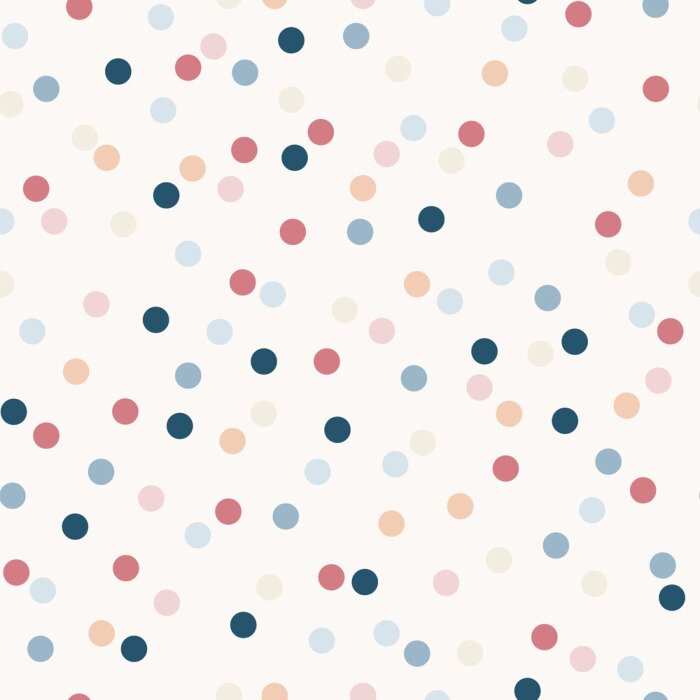 Papier peint à motif  Motif de vecteur de confettis chute simple légèrement teinté, répétition sans soudure. Look vintage à la mode. Pour les motifs de fête et de vacances, papiers peints, cartes, textiles, matériaux d’emb