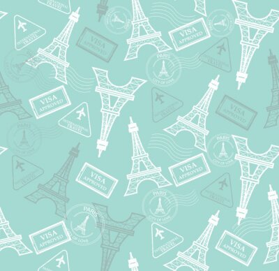 Papier peint à motif  motif de Voyage