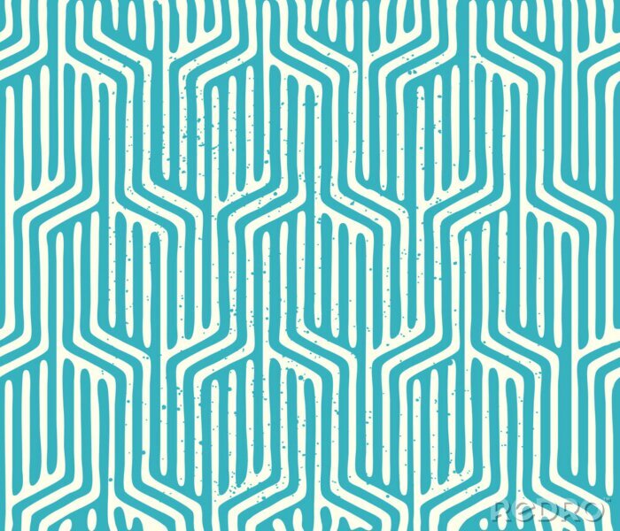 Papier peint à motif  Motif décoratif bleu