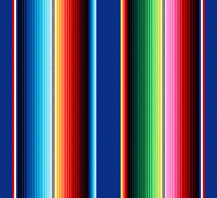 Papier peint à motif  Motif ethnique mexicain à rayures