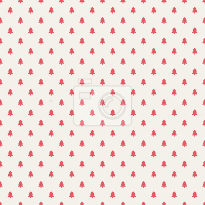 Papier peint à motif  Motif fin avec des arbres sur fond clair