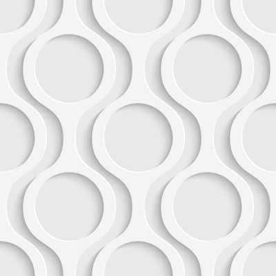 Papier peint à motif  Motif géométrique moderne avec des cercles