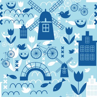 Papier peint à motif  Motif Holland