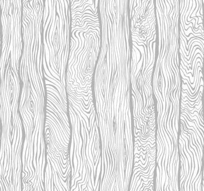 Papier peint à motif  Motif imitation bois gris et blanc