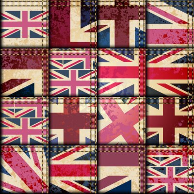 Papier peint à motif  motif London Vintage