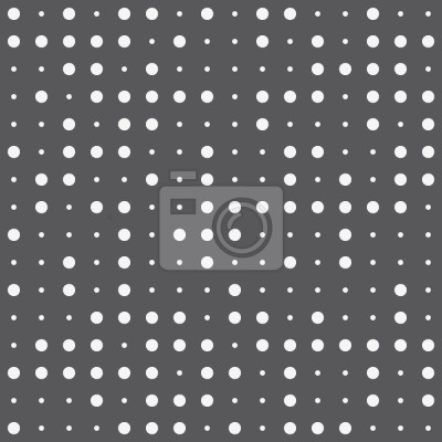 Papier peint à motif  Motif noir et blanc avec des points