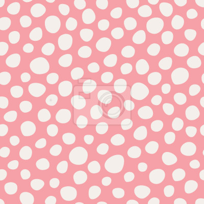 Papier peint à motif  Motif rose avec des points irréguliers poudrés