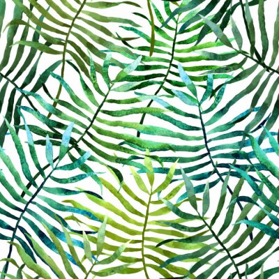 Papier peint à motif  Motif subtil avec des feuilles