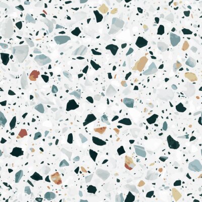 Papier peint à motif  Motif terrazzo italien