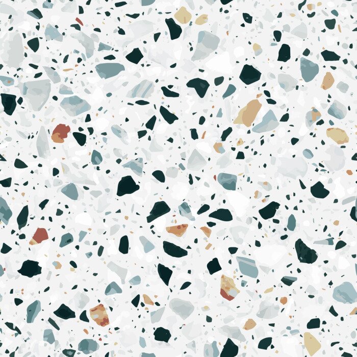 Papier peint à motif  Motif terrazzo italien