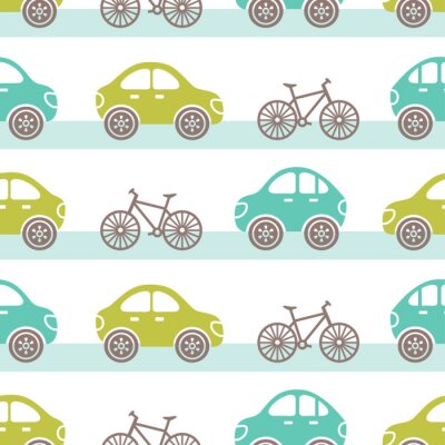 Papier peint à motif  motif voitures