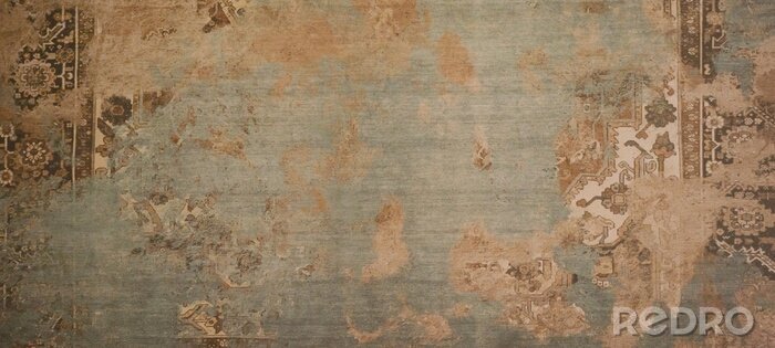 Papier peint à motif  Mur vintage avec motif ornemental