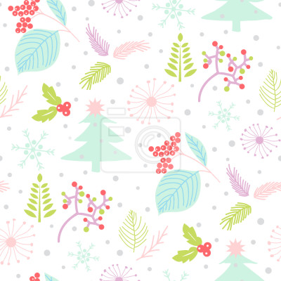 Papier peint à motif  Nature en hiver