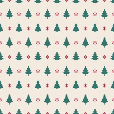 Papier peint à motif  Noël sur fond délicat