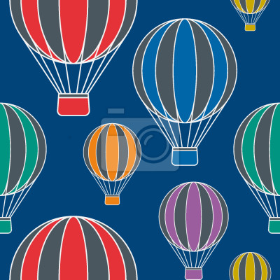 Papier peint à motif  Nuit à ballon