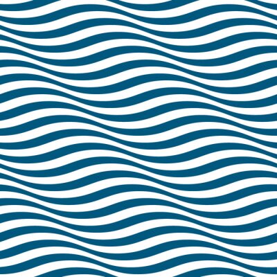 Papier peint à motif  Ondes géométriques d'abstraction optique