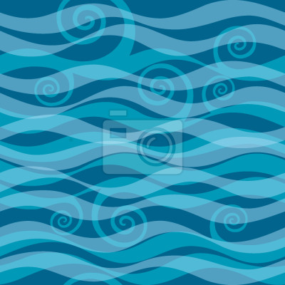 Papier peint à motif  Ondulation de l'eau de mer