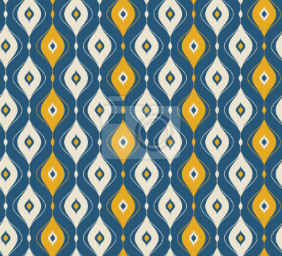 Papier peint à motif  ovales