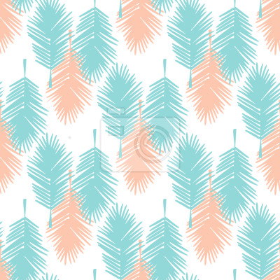 Papier peint à motif  Palm Leaf Tropicana