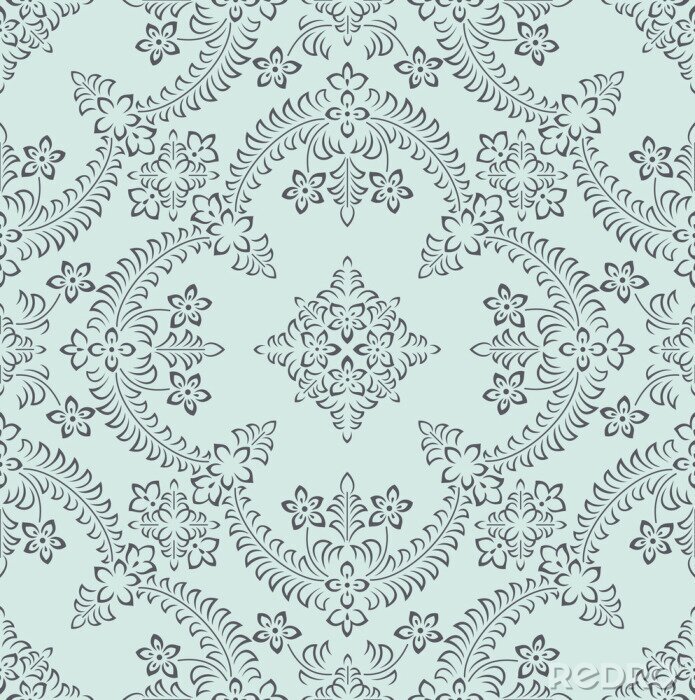 Papier peint à motif  Papier peint floral indien riche sans couture