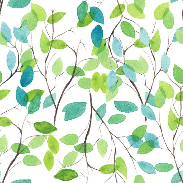 Papier peint à motif  Petites branches d'arbres