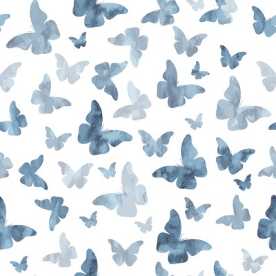 Petits papillons gris-bleu