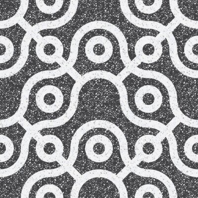 Papier peint à motif  Pierre géométrique en blanc