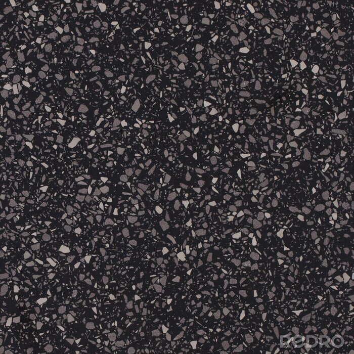 Papier peint à motif  Pierres terrazzo foncées