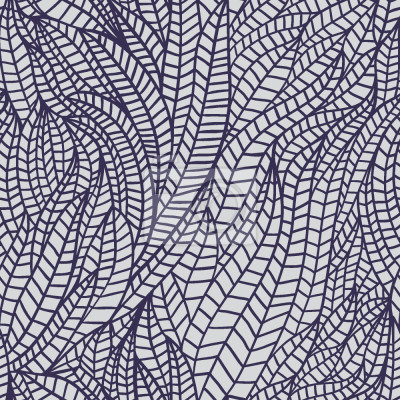 Papier peint à motif  Plantes aquatiques aux couleurs sombres