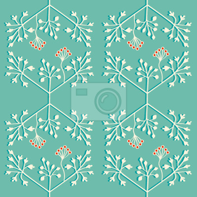 Papier peint à motif  Plantes delicates