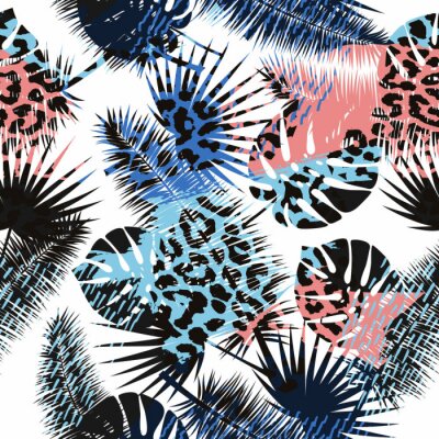 Papier peint à motif  Plantes tachetées