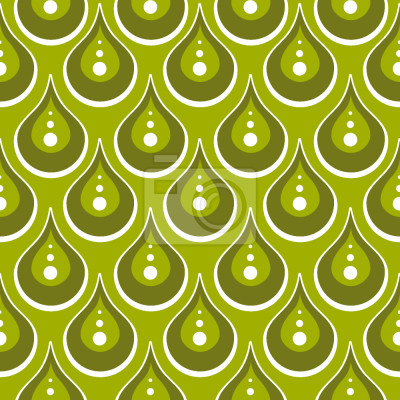 Papier peint à motif  pluie Jade